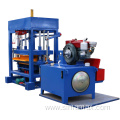 Small manual concrete hollow block making machine 240*115*90